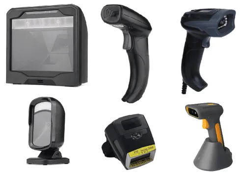 Scanners de codes-barres pour magasins et entrepôts