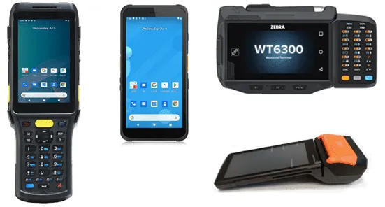 Terminaux mobiles de collecte de données Zebra, Honeywell, Datalogic