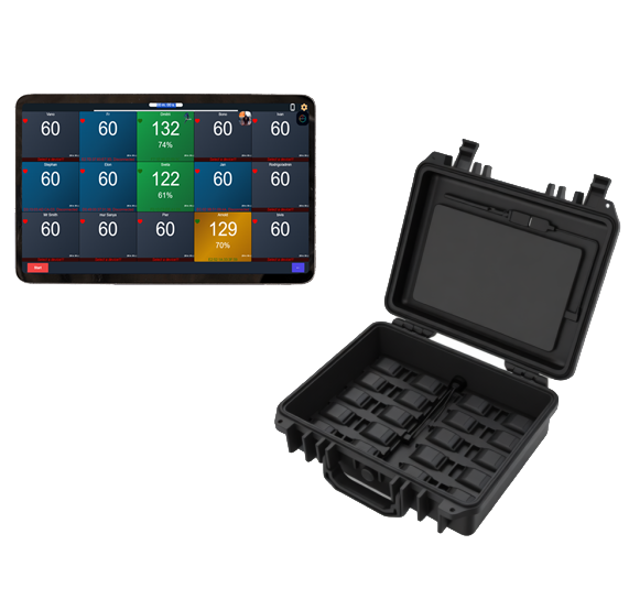 Valise de fitness intelligente pour l'entraînement en groupe